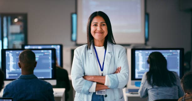 Computer Lab at Omkara College