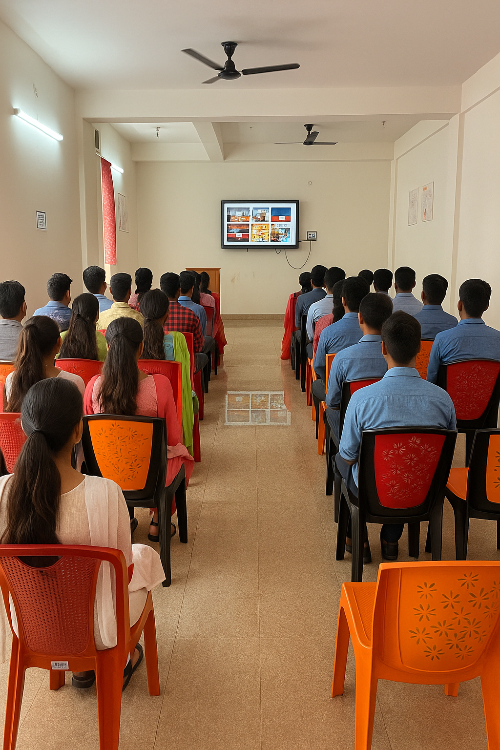 Smart classroom with interactive display